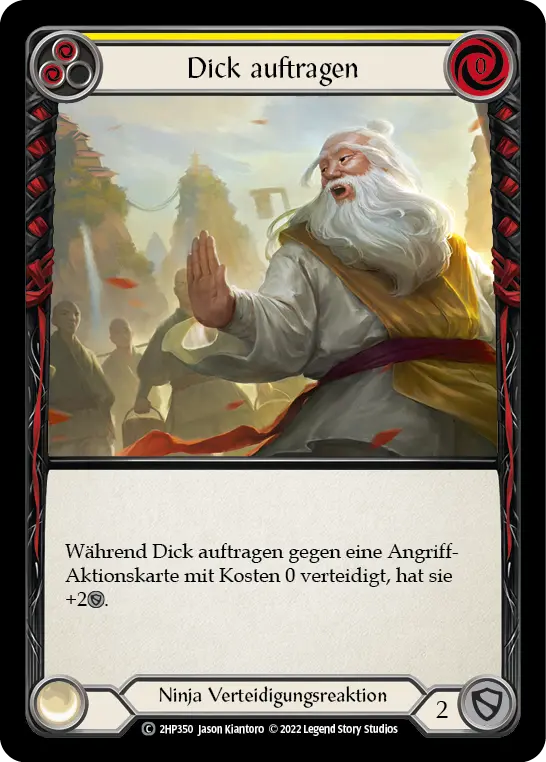 Card: Wax On (yel)