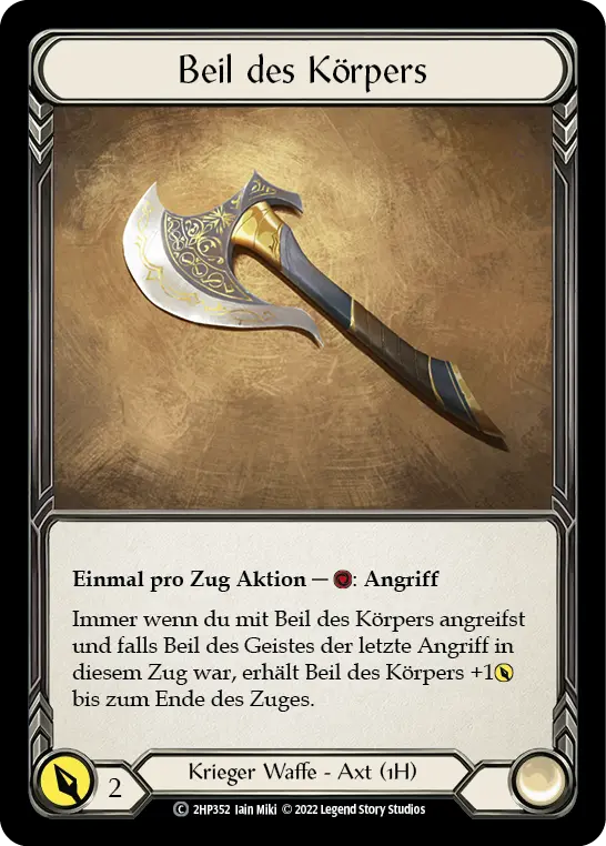Card: Hatchet of Body