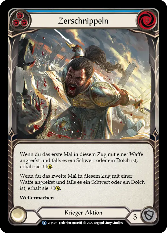 Card: Slice and Dice (blu)
