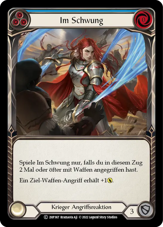 Card: In the Swing (blu)