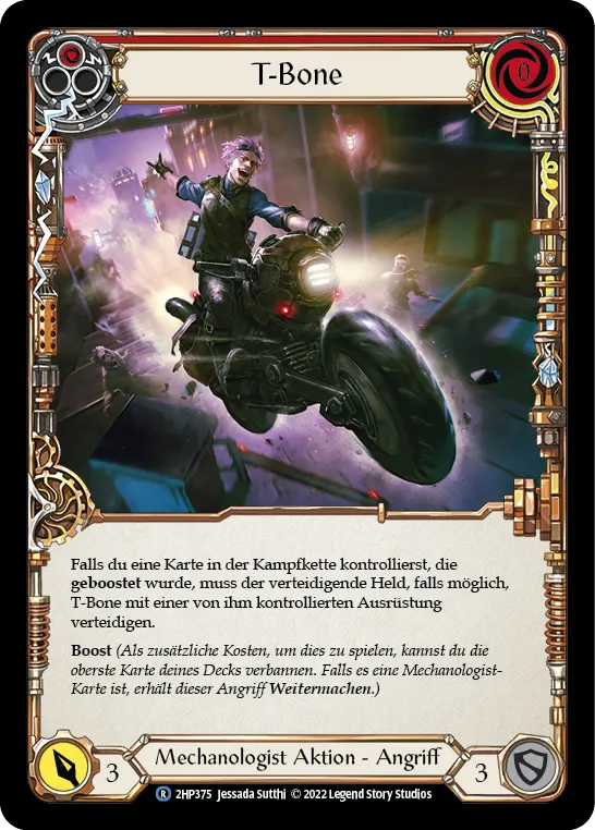 Card: T-Bone (red)