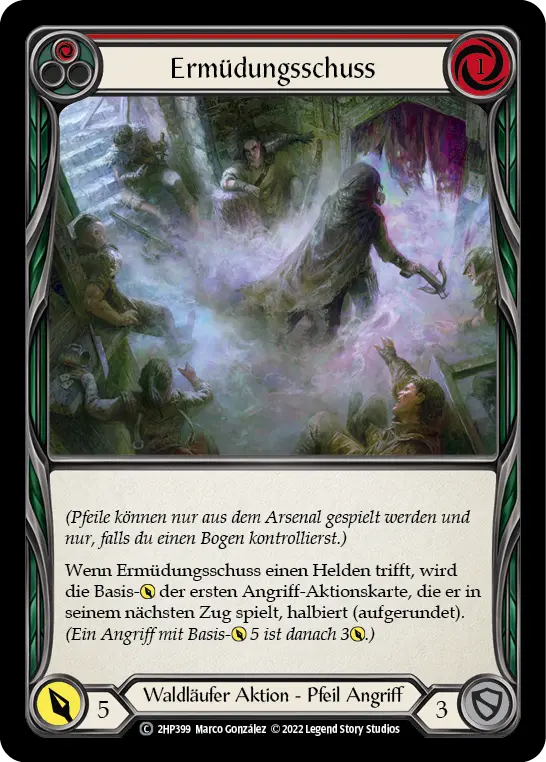 Card: Fatigue Shot (red)