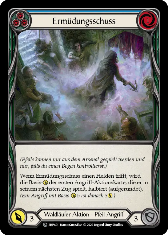 Card: Fatigue Shot (blu)