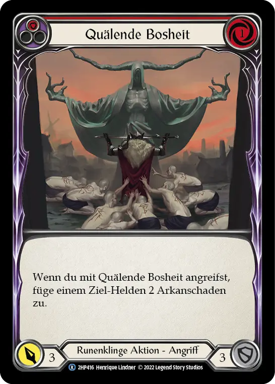 Card: Vexing Malice (red)