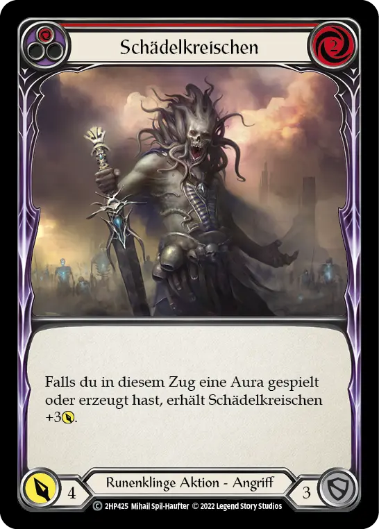 Card: Shrill of Skullform (red)
