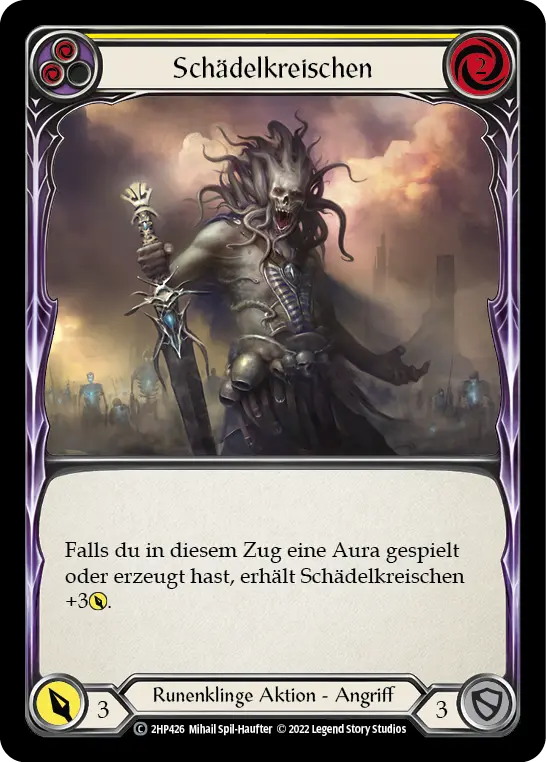 Card: Shrill of Skullform (yel)