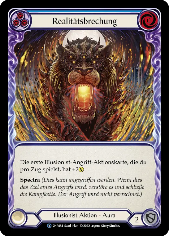 Card: Pierce Reality (blu)