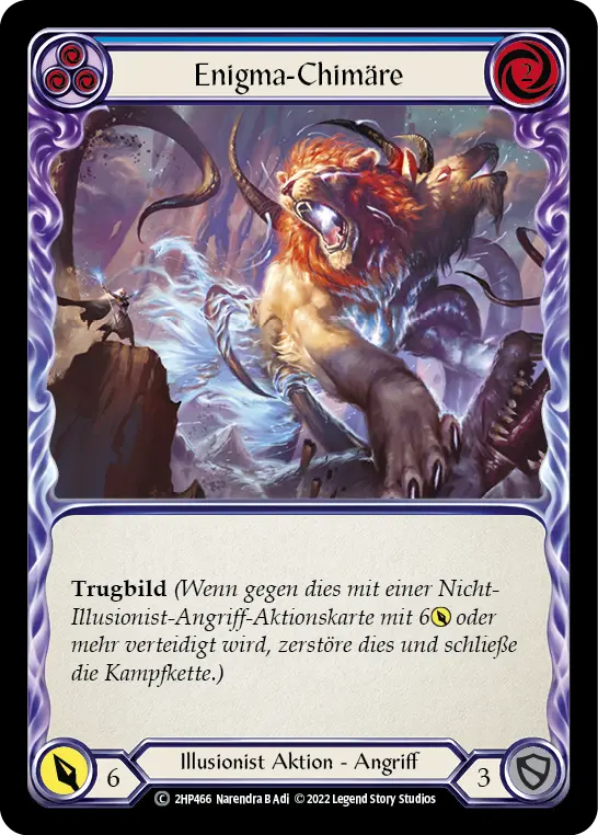 Card: Enigma Chimera (blu)
