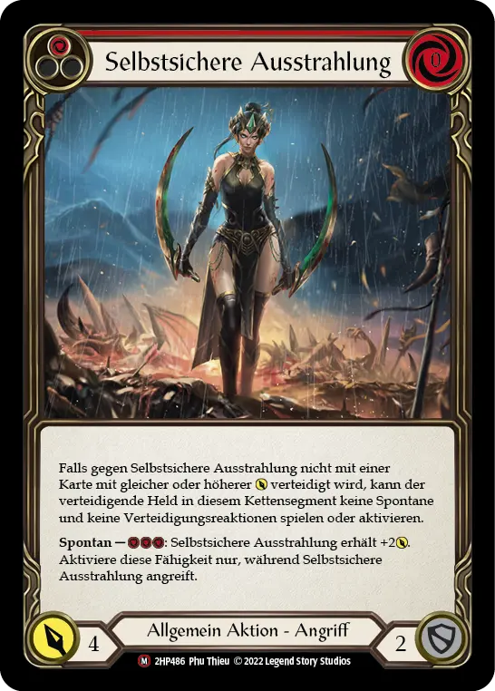 Card: Exude Confidence (red)