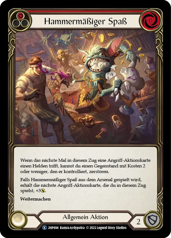 Card: Smashing Good Time (red)