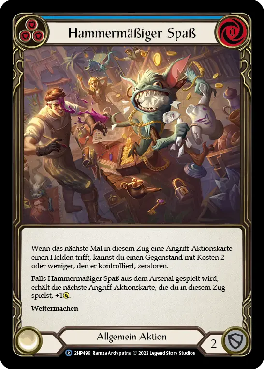 Card: Smashing Good Time (blu)