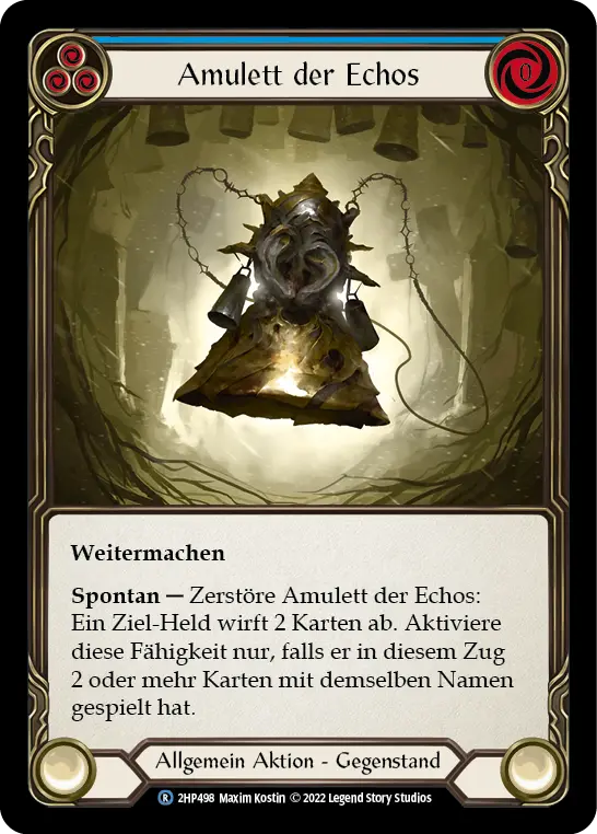 Card: Amulet of Echoes (blu)