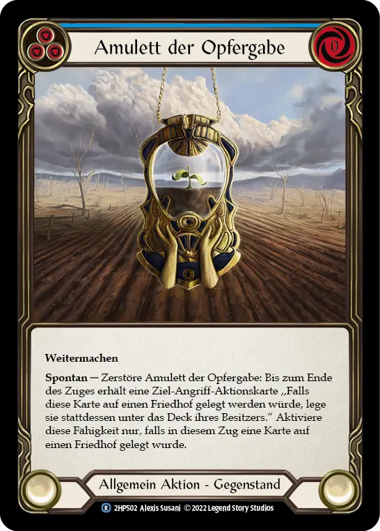 Card: Amulet of Oblation (blu)
