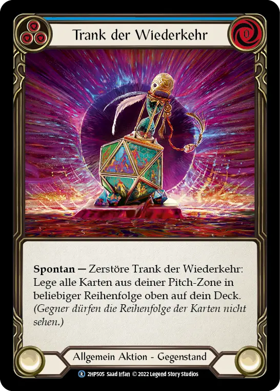 Card: Potion of Déjà Vu (blu)