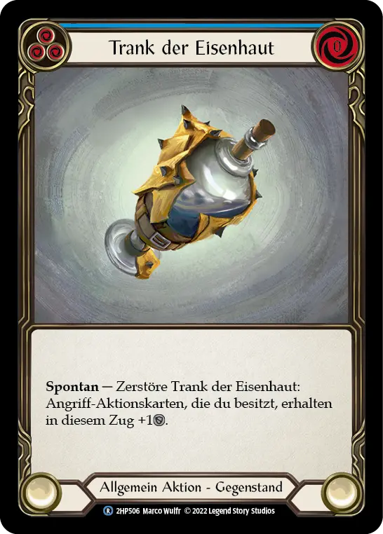 Card: Potion of Ironhide (blu)