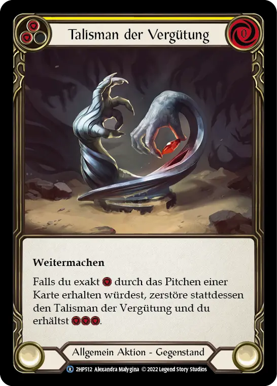 Card: Talisman of Recompense (yel)