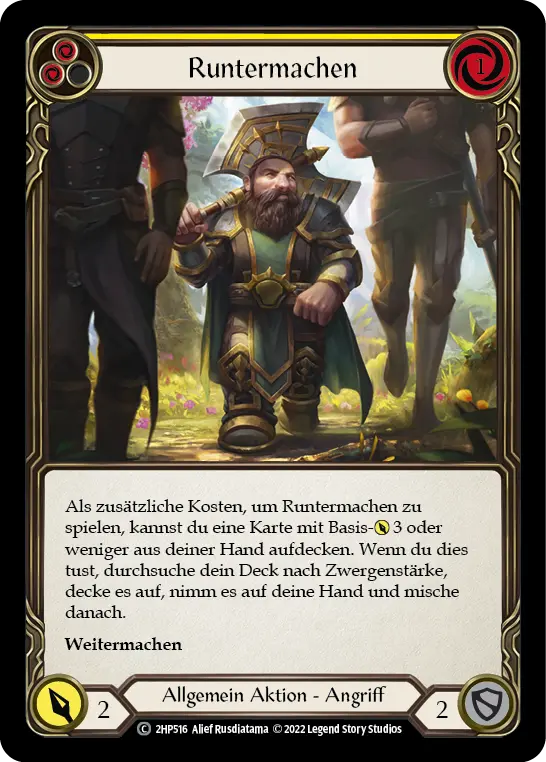 Card: Belittle (yel)