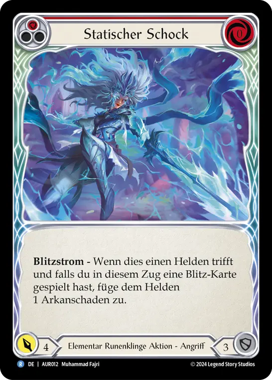 Card: Static Shock (red)