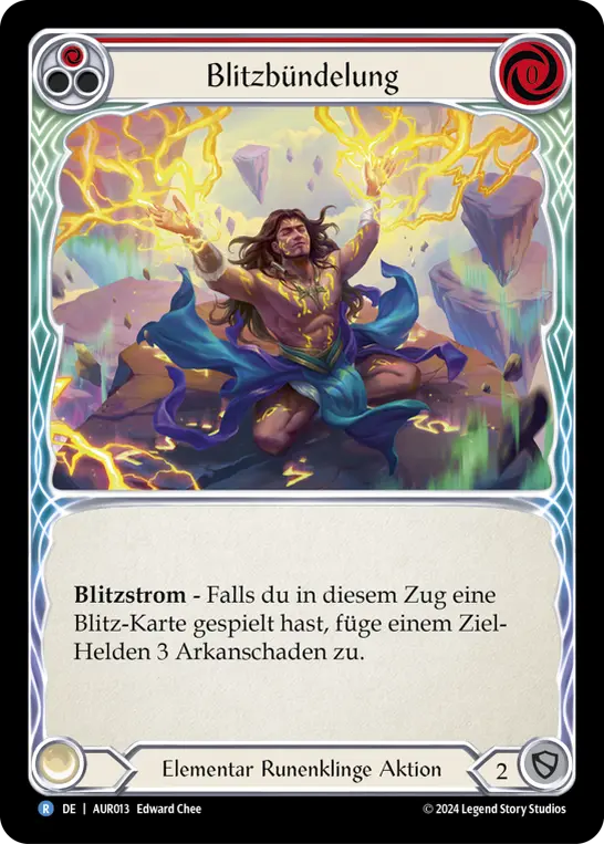 Card: Harness Lightning (red)