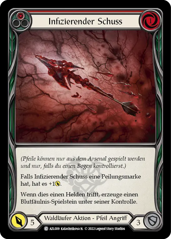 Card: Infecting Shot (red)