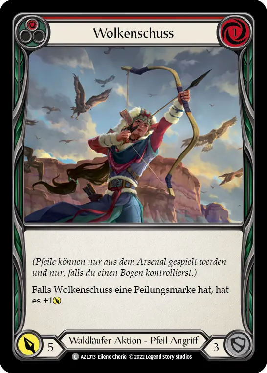 Card: Skybound Shot (red)