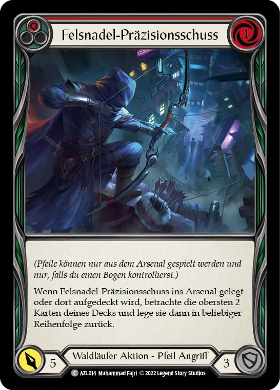 Card: Spire Sniping (red)