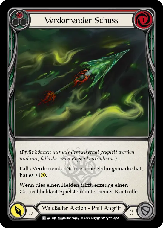 Card: Withering Shot (red)