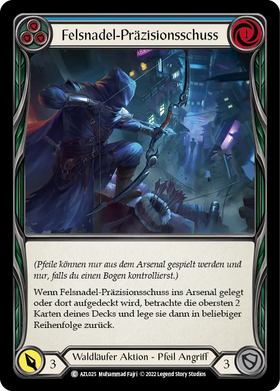 Card: Spire Sniping (blu)