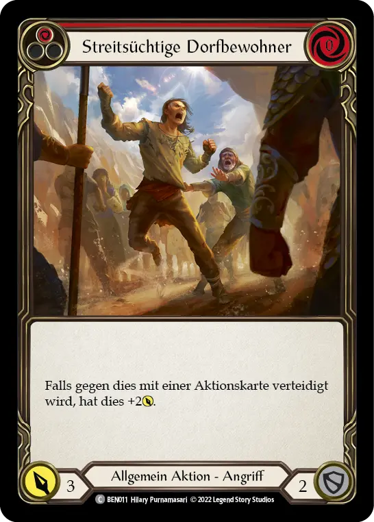 Card: Feisty Locals (red)