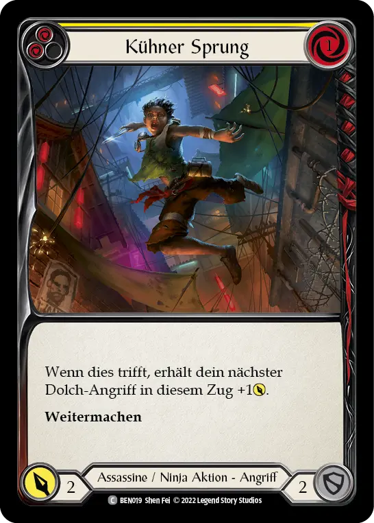 Card: Plunge (yel)
