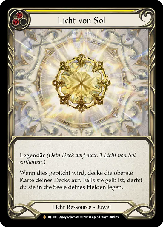 Card: Light of Sol (yel)