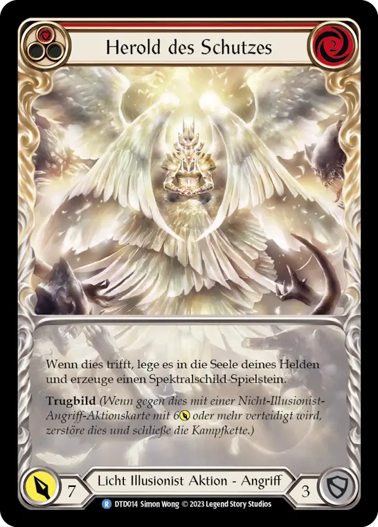 Card: Herald of Protection (red)