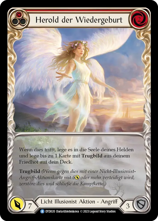 Card: Herald of Rebirth (red)