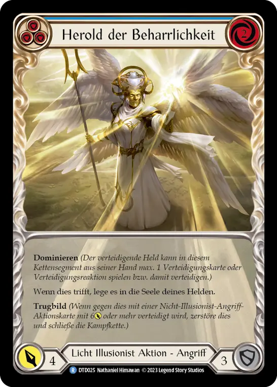 Card: Herald of Tenacity (blu)