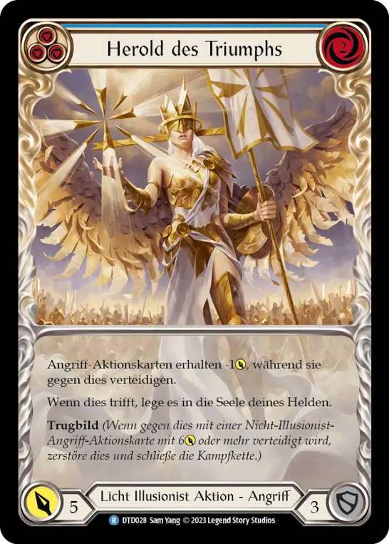Card: Herald of Triumph (blu)