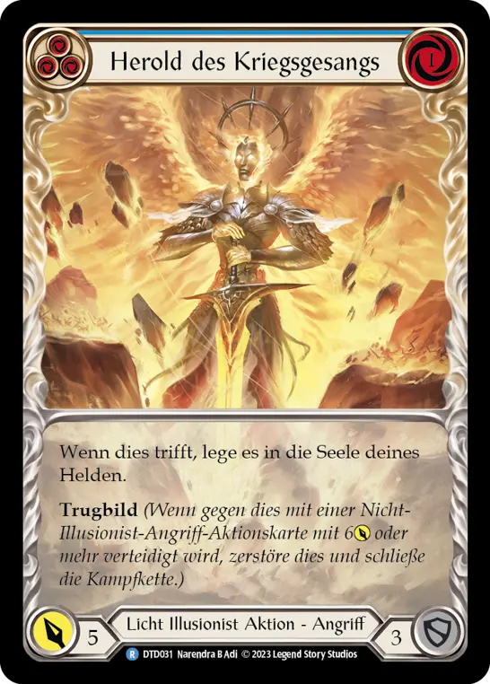 Card: Wartune Herald (blu)
