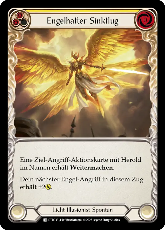 Card: Angelic Descent (yel)