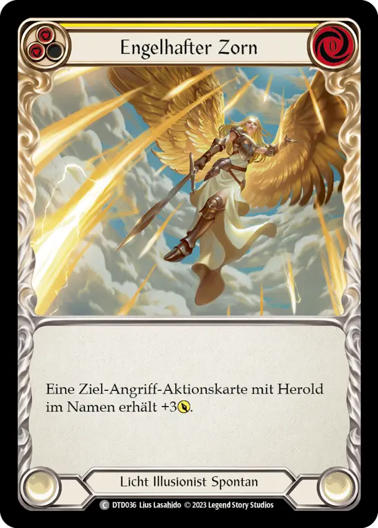 Card: Angelic Wrath (yel)