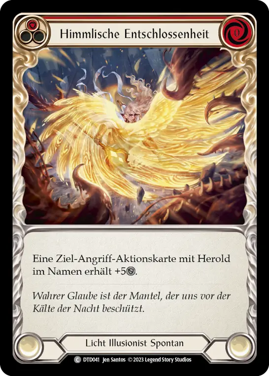 Card: Celestial Resolve (red)