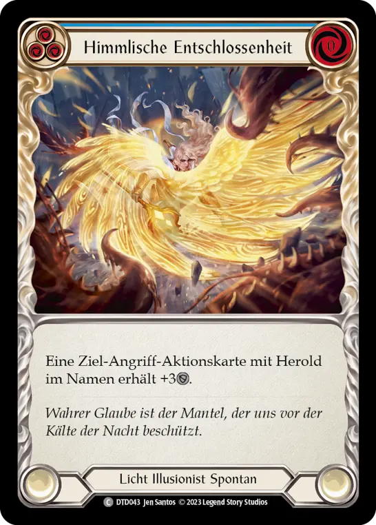 Card: Celestial Resolve (blu)