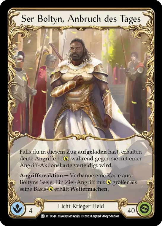 Card: Ser Boltyn, Breaker of Dawn