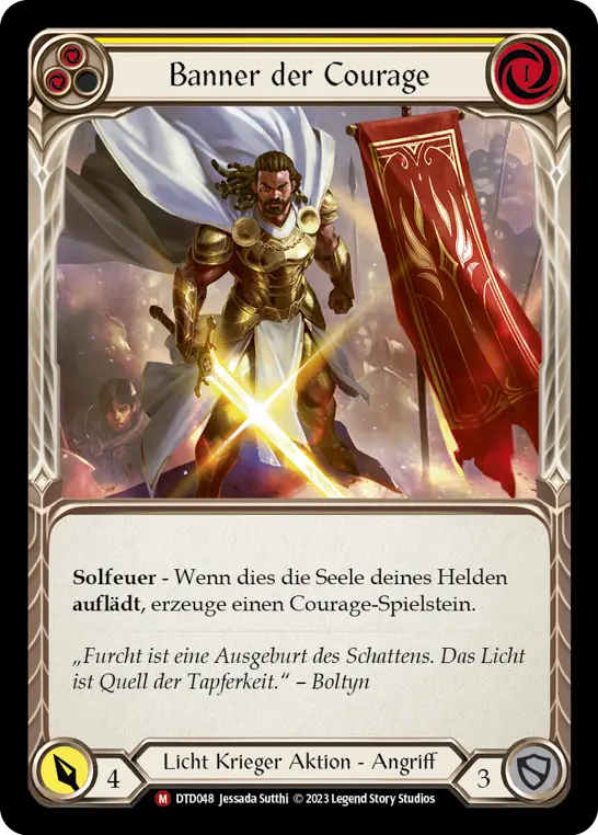 Card: Banneret of Courage (yel)