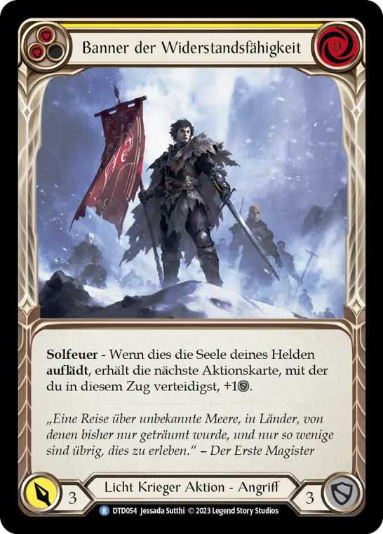 Card: Banneret of Resilience (yel)