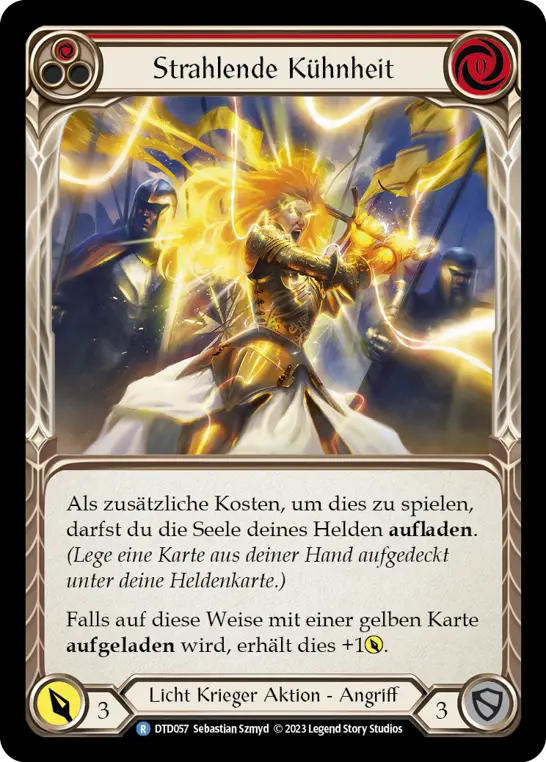 Card: Beaming Bravado (red)