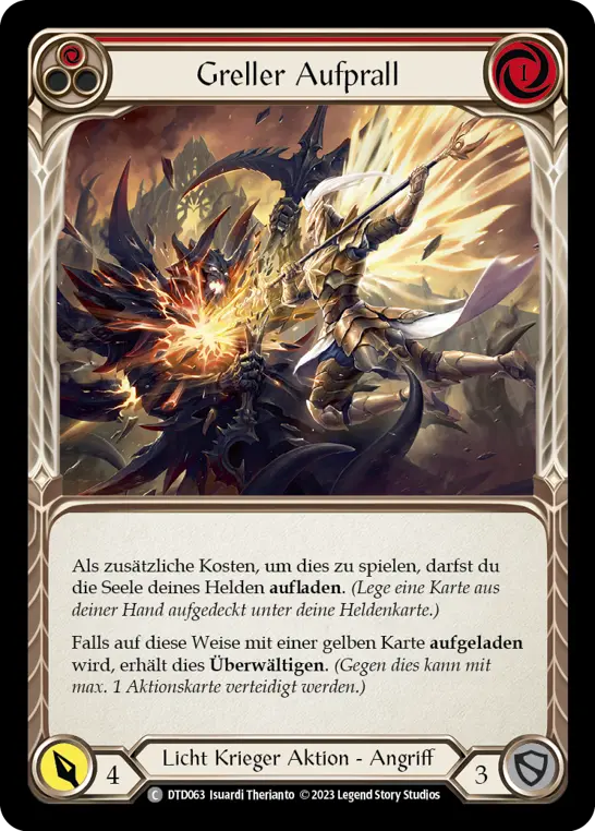 Card: Glaring Impact (red)