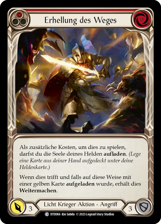 Card: Light the Way (red)