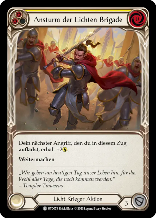 Card: Charge of the Light Brigade (yel)