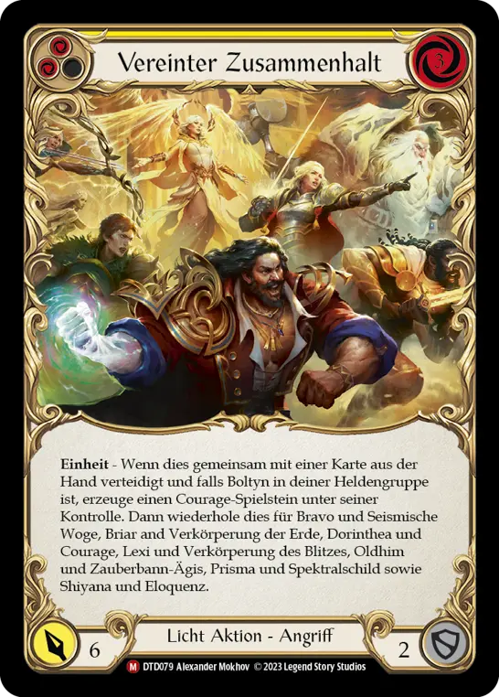 Card: United We Stand (yel)