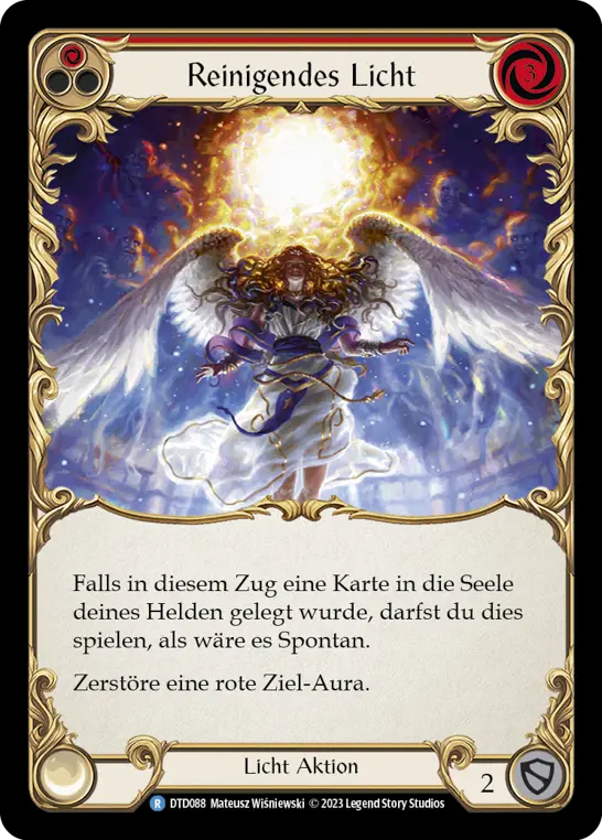 Card: Cleansing Light (red)