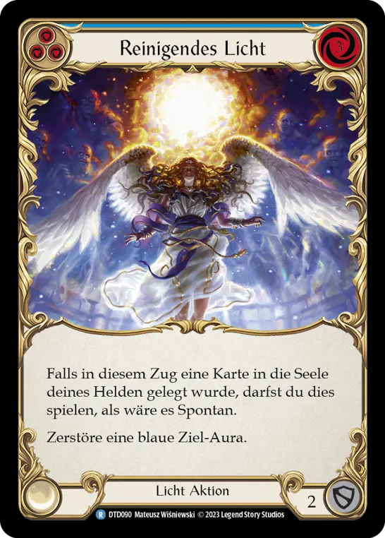 Card: Cleansing Light (blu)